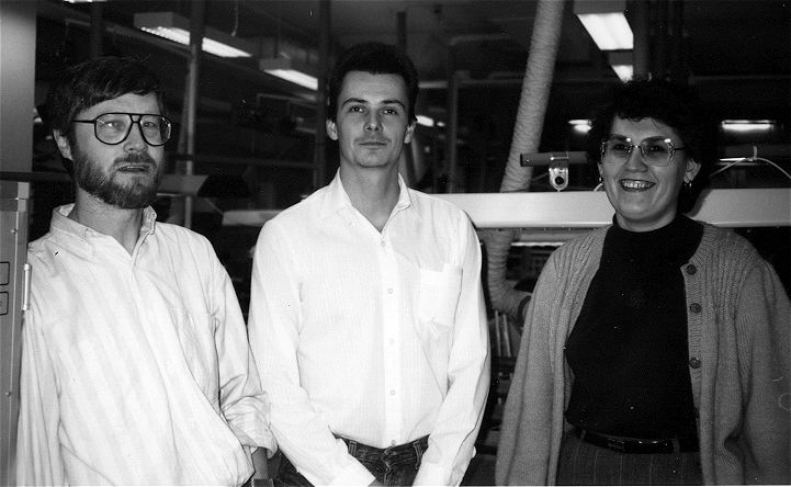 103: Tommy Liljedahl, Urban Andersson, Radmila Bozic, Kretskortsmonteringen